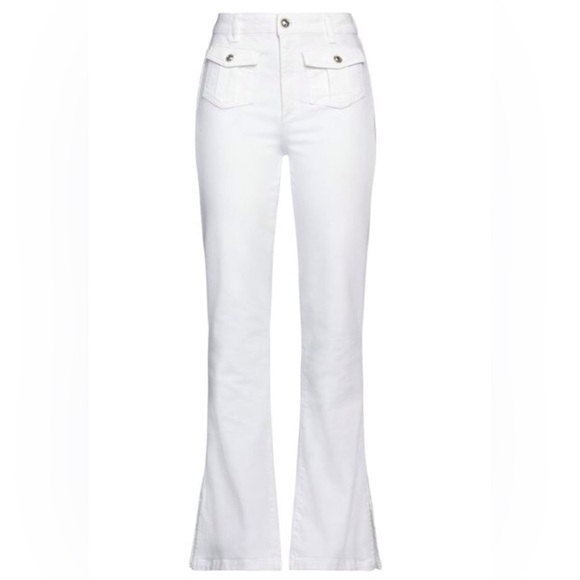 🆕GUESS WHITE DENIM HIGH RISE FLARE(Sz 28 & 29) - Picture 3 of 16